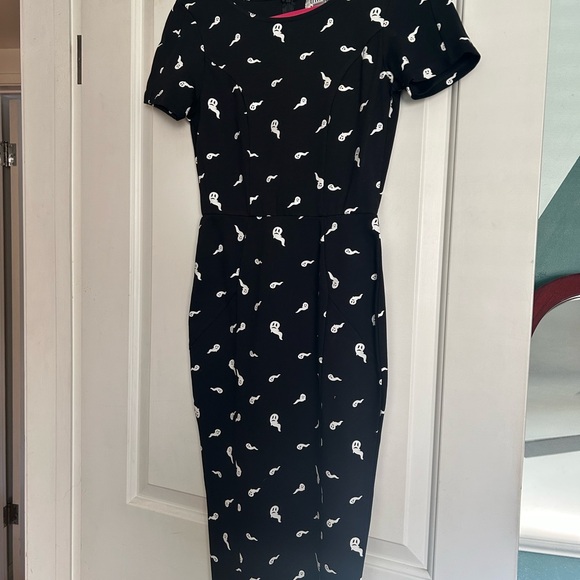 UV Retro Ghost Wiggle Dress - Picture 7 of 8